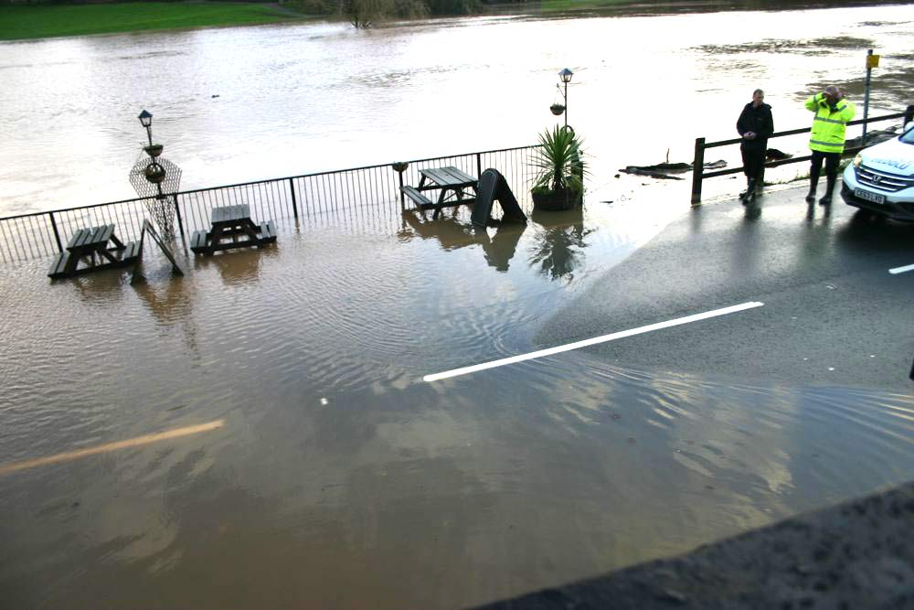 Image of Tintern flooding January 2014