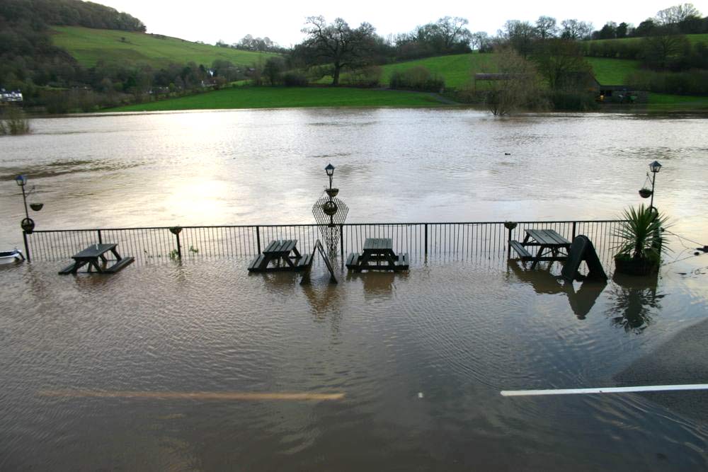 image of Tintern flooding January 2014