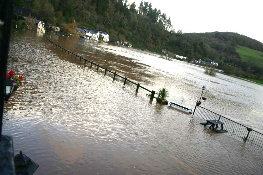 image of Tintern flooding January 2014