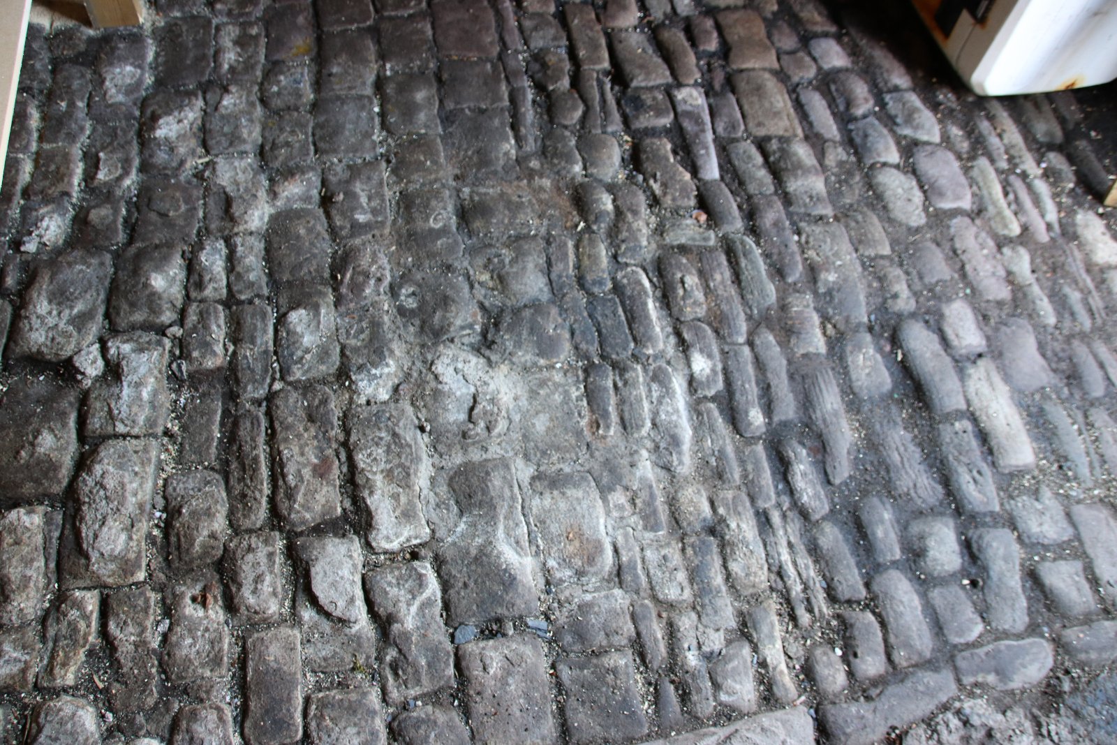 Image of pub stone floor stable 004 <h2>2018-05-05 - Part of original ancient floor uncovered at the Rose & Crown</h2>