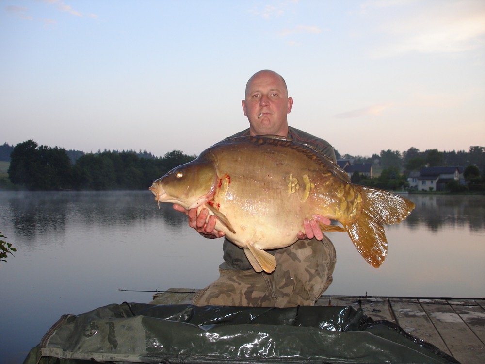 image of Jason with one of his specimen catches