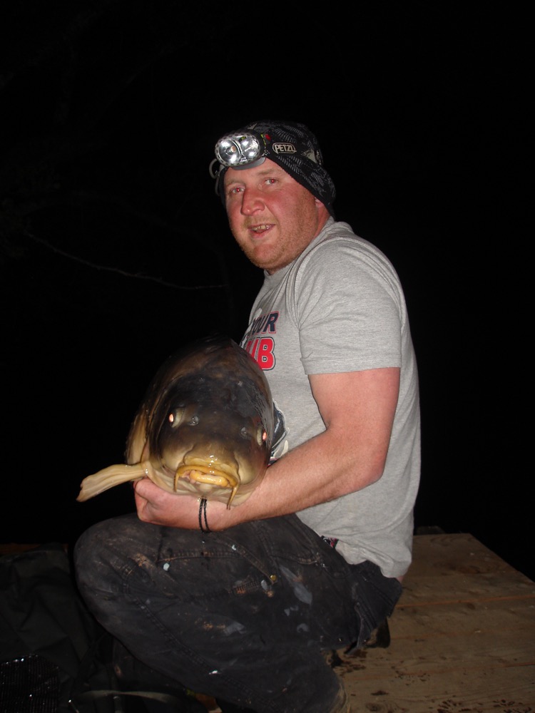 image of Jason with one of his specimen catches