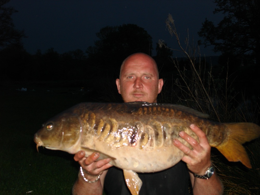 image of Jason with one of his specimen catches